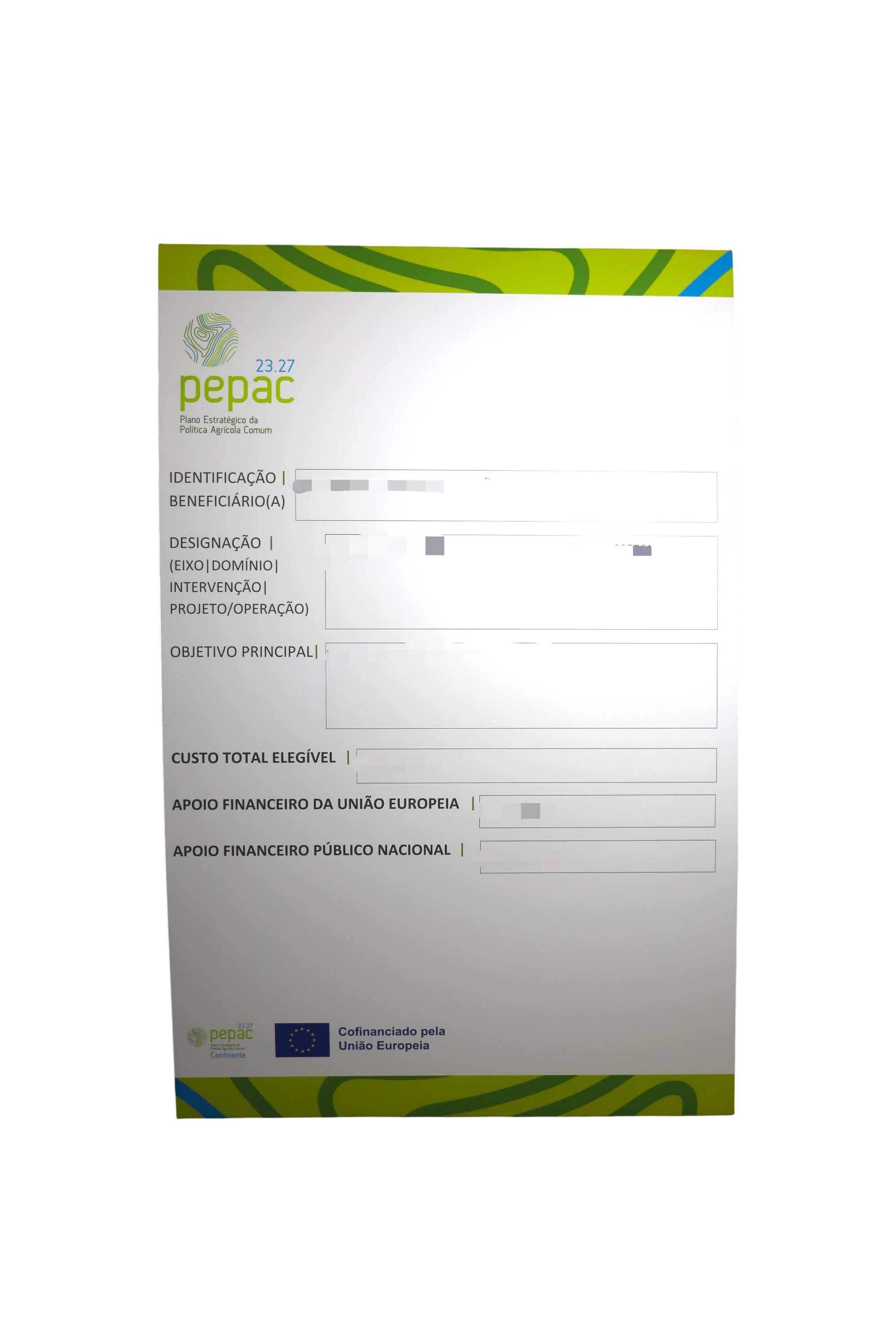 Placa Dipar impressa